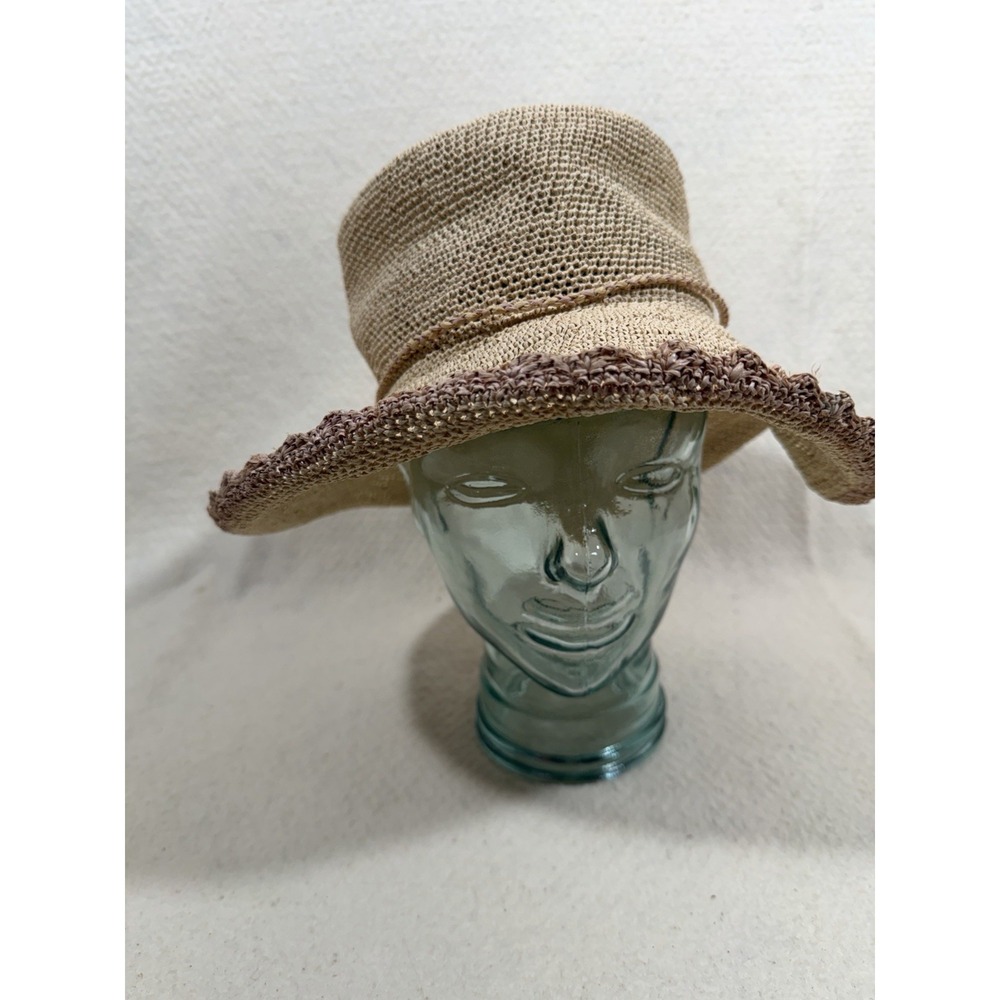 Callanan Wide Brim Straw Sun Hat Women's One Size Beige Boho Beach Summer Style